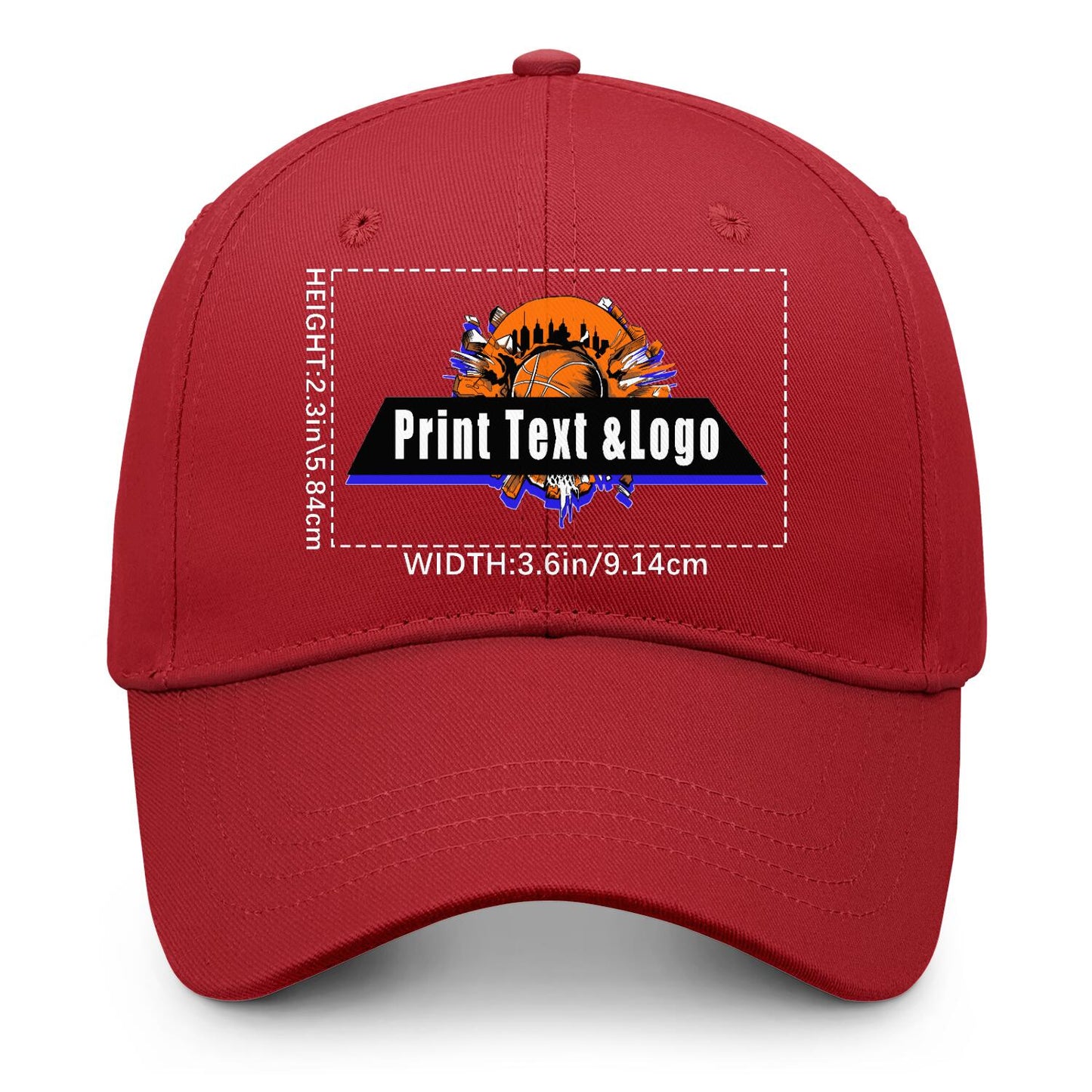 Custom Dark-Red Duckbill Mesh Cap Elevate Your Style with Personalized Comfort