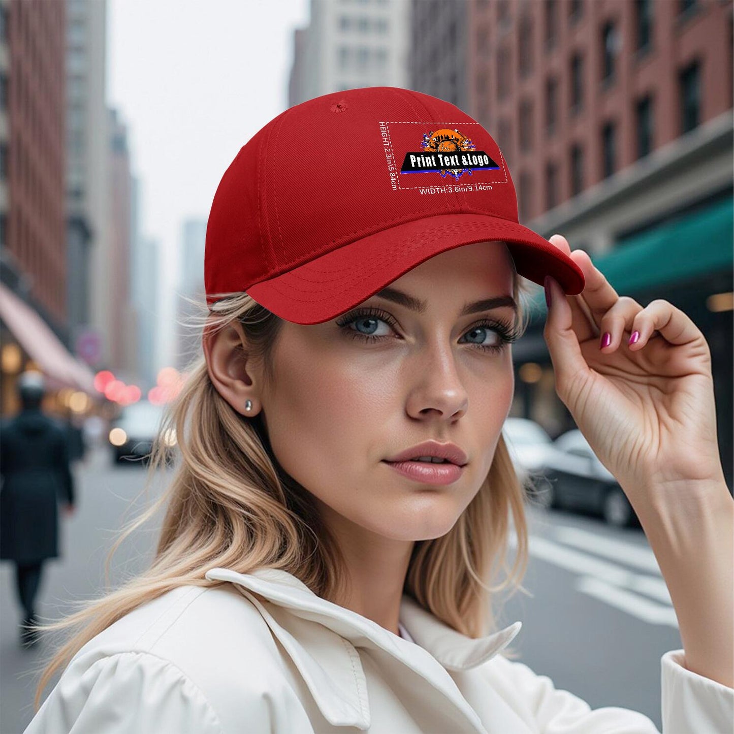 Custom Dark-Red Duckbill Mesh Cap Elevate Your Style with Personalized Comfort