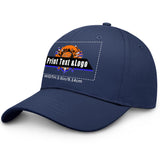 Custom Navy-Blue Duckbill Mesh Cap Elevate Your Style with Personalized Comfort