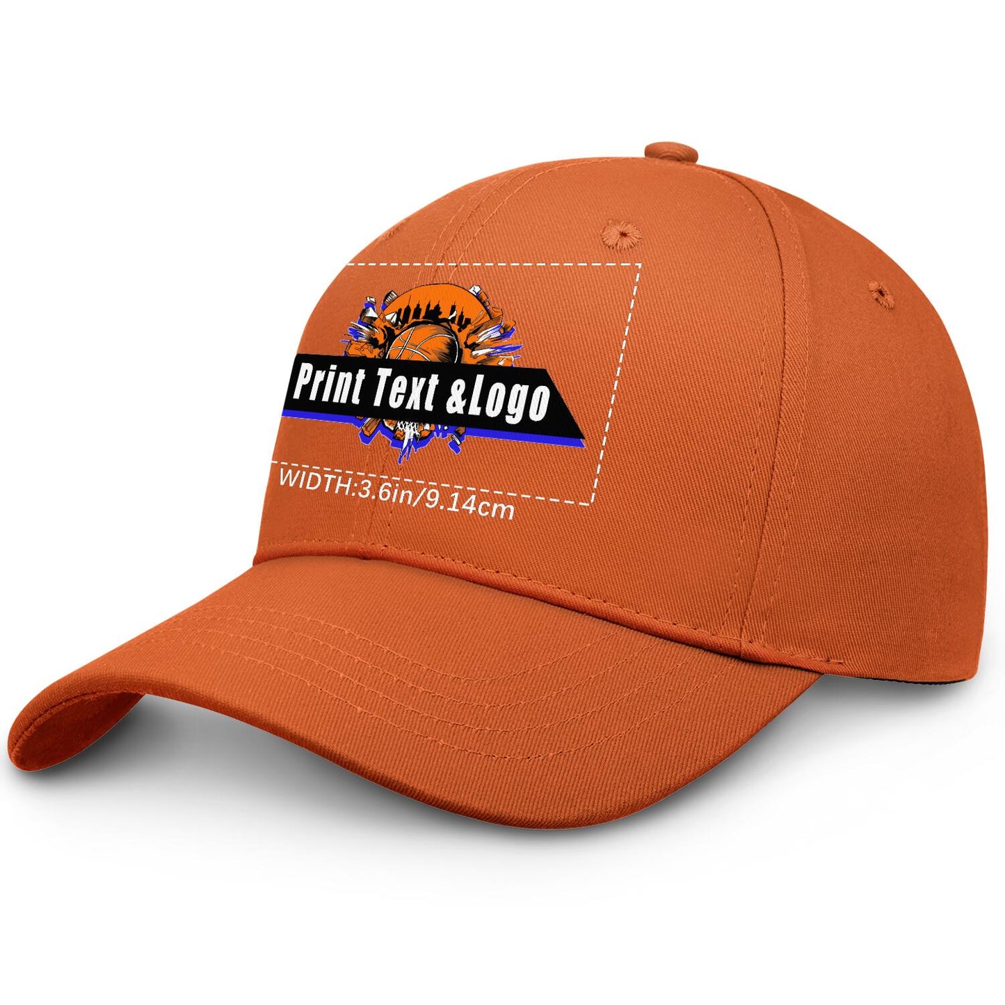 Custom Orange Duckbill Mesh Cap Elevate Your Style with Personalized Comfort