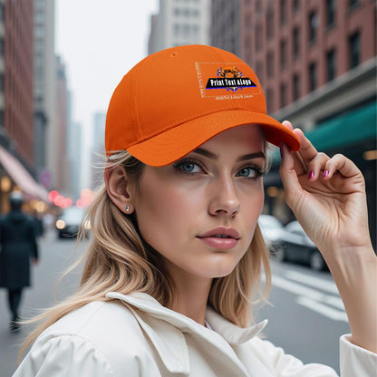 Custom Orange Duckbill Mesh Cap Elevate Your Style with Personalized Comfort