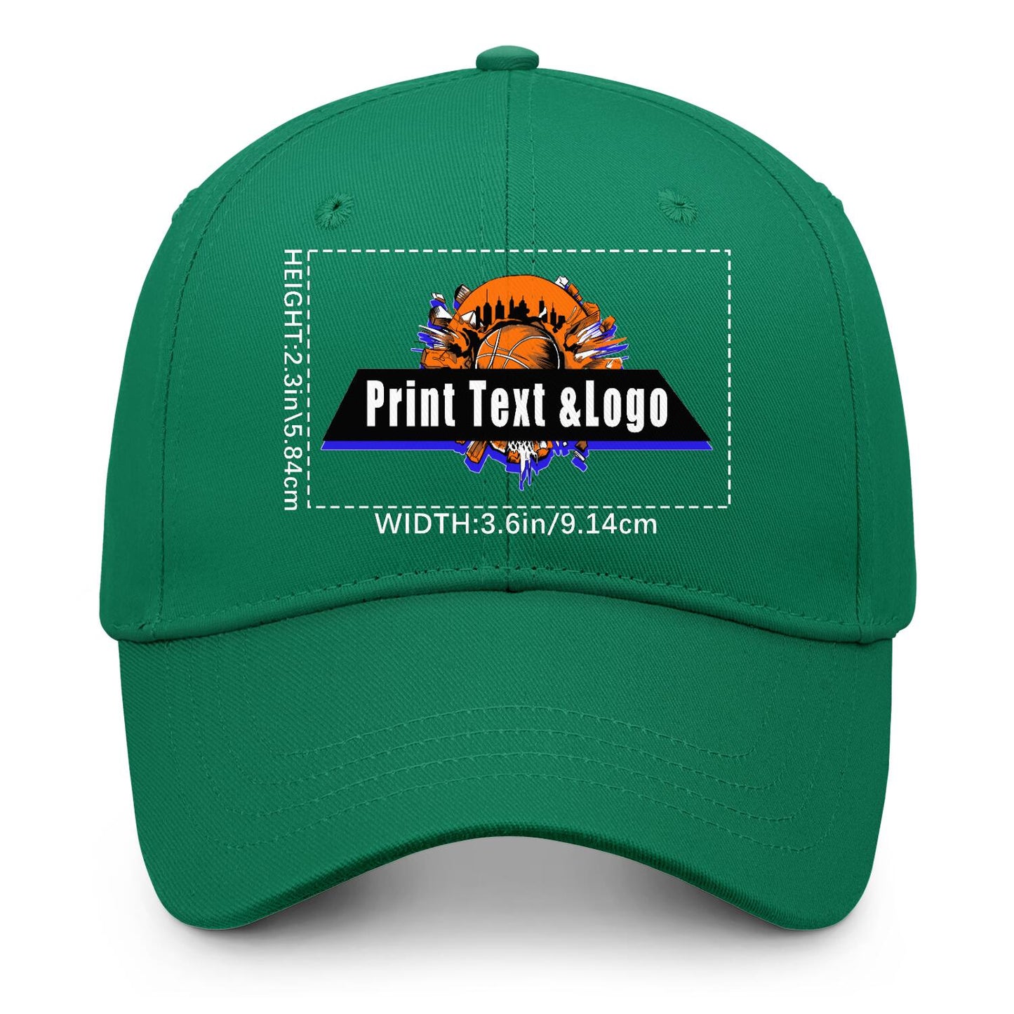 Custom Sea-Green Duckbill Mesh Cap Elevate Your Style with Personalized Comfort
