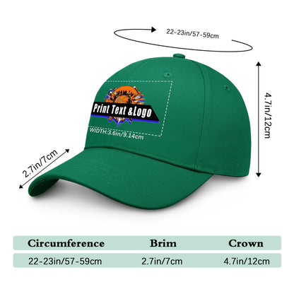 Custom Sea-Green Duckbill Mesh Cap Elevate Your Style with Personalized Comfort