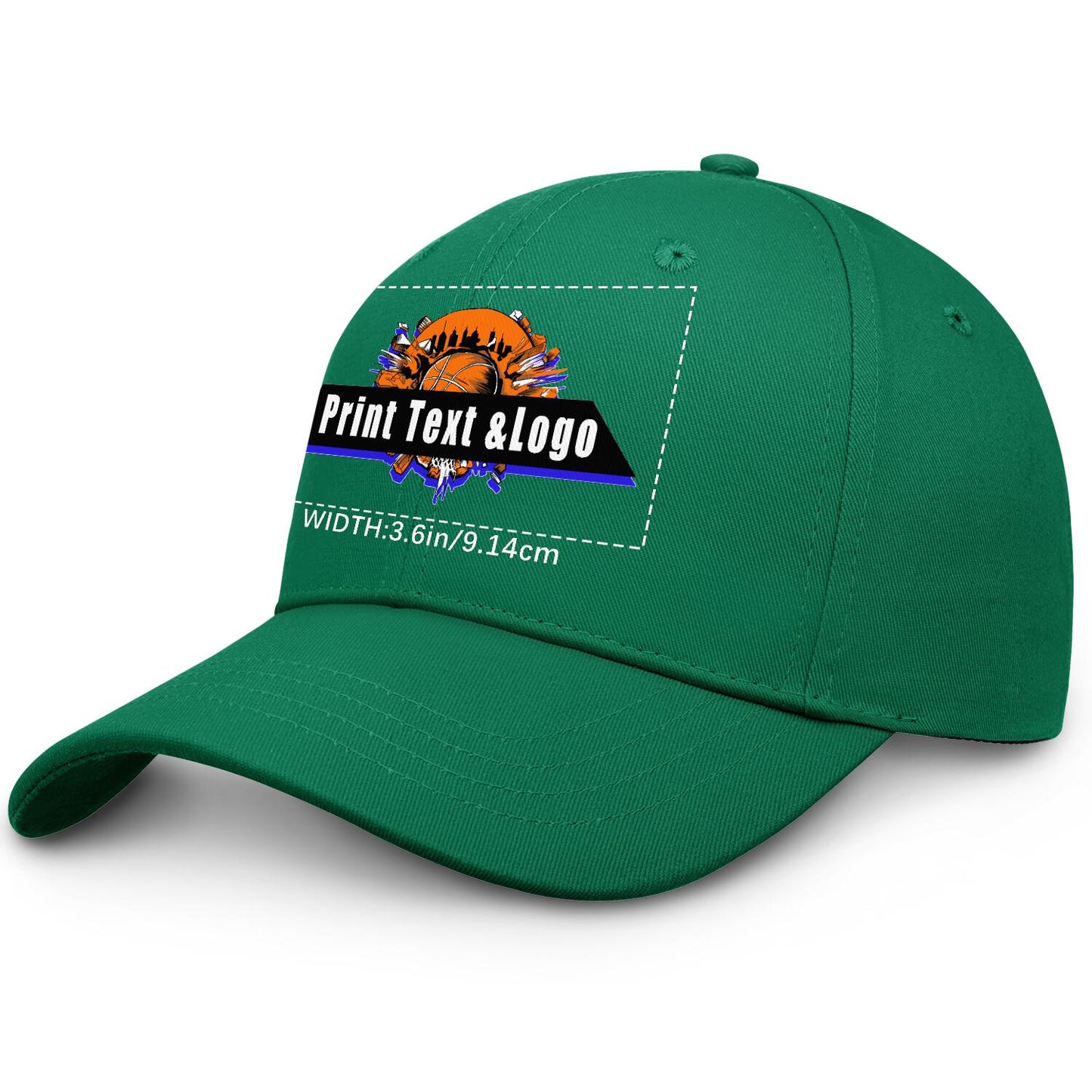 Custom Sea-Green Duckbill Mesh Cap Elevate Your Style with Personalized Comfort
