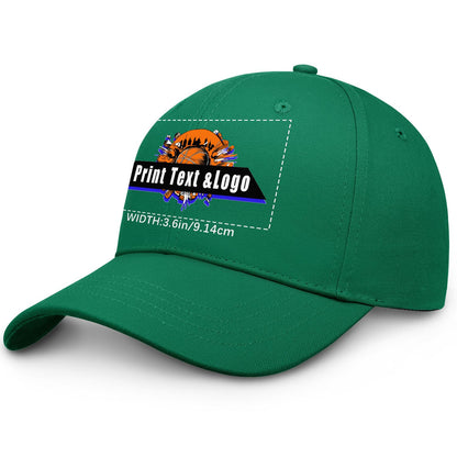 Custom Sea-Green Duckbill Mesh Cap Elevate Your Style with Personalized Comfort