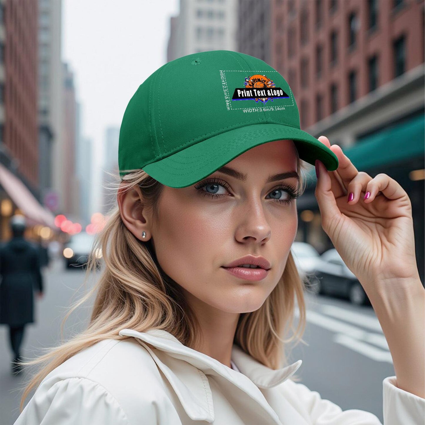 Custom Sea-Green Duckbill Mesh Cap Elevate Your Style with Personalized Comfort