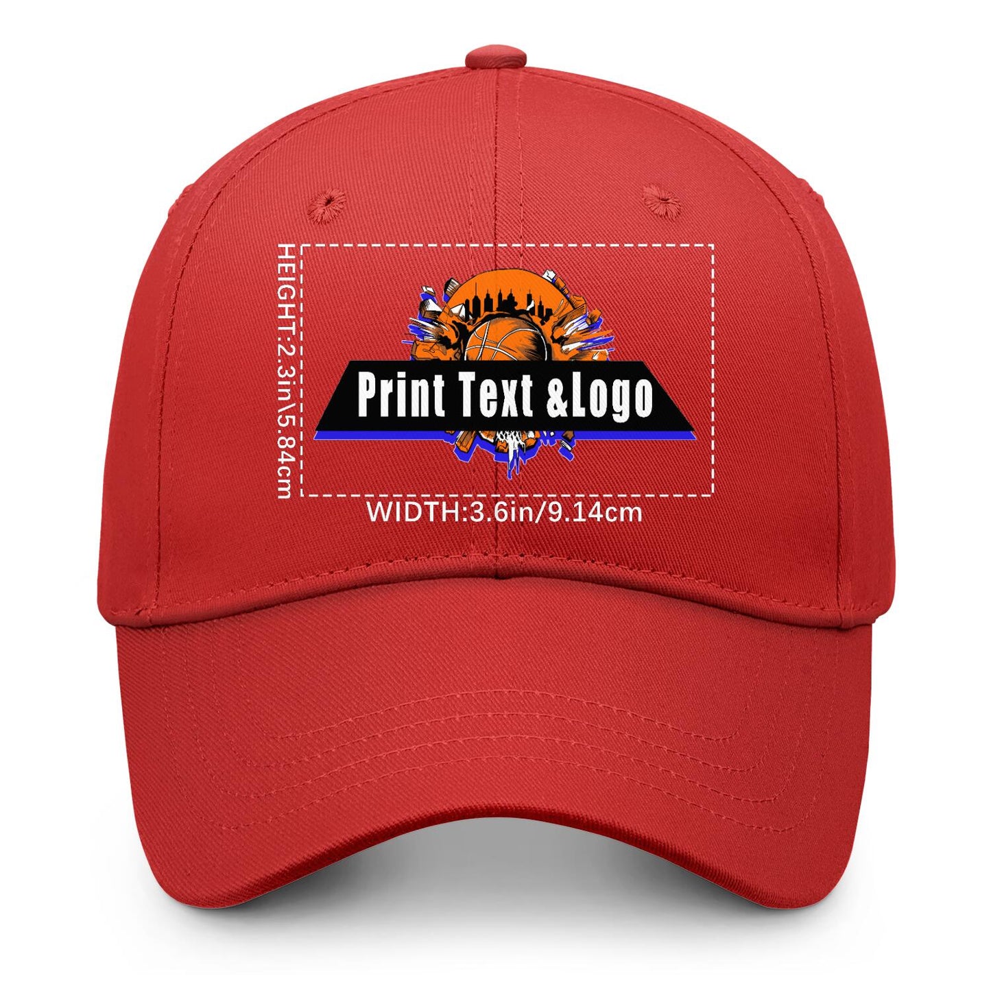 Custom Red Duckbill Mesh Cap Elevate Your Style with Personalized Comfort