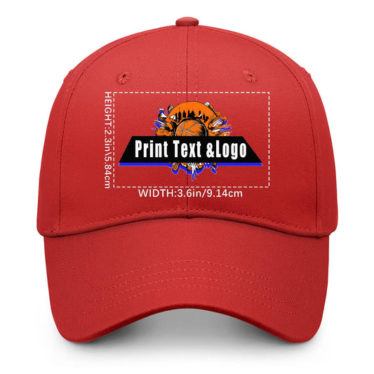 Custom Red Duckbill Mesh Cap Elevate Your Style with Personalized Comfort