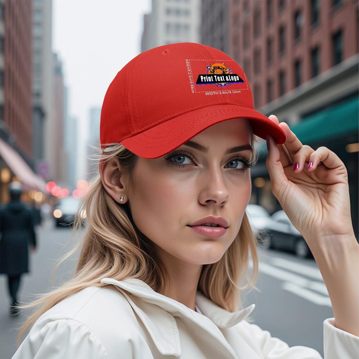 Custom Red Duckbill Mesh Cap Elevate Your Style with Personalized Comfort