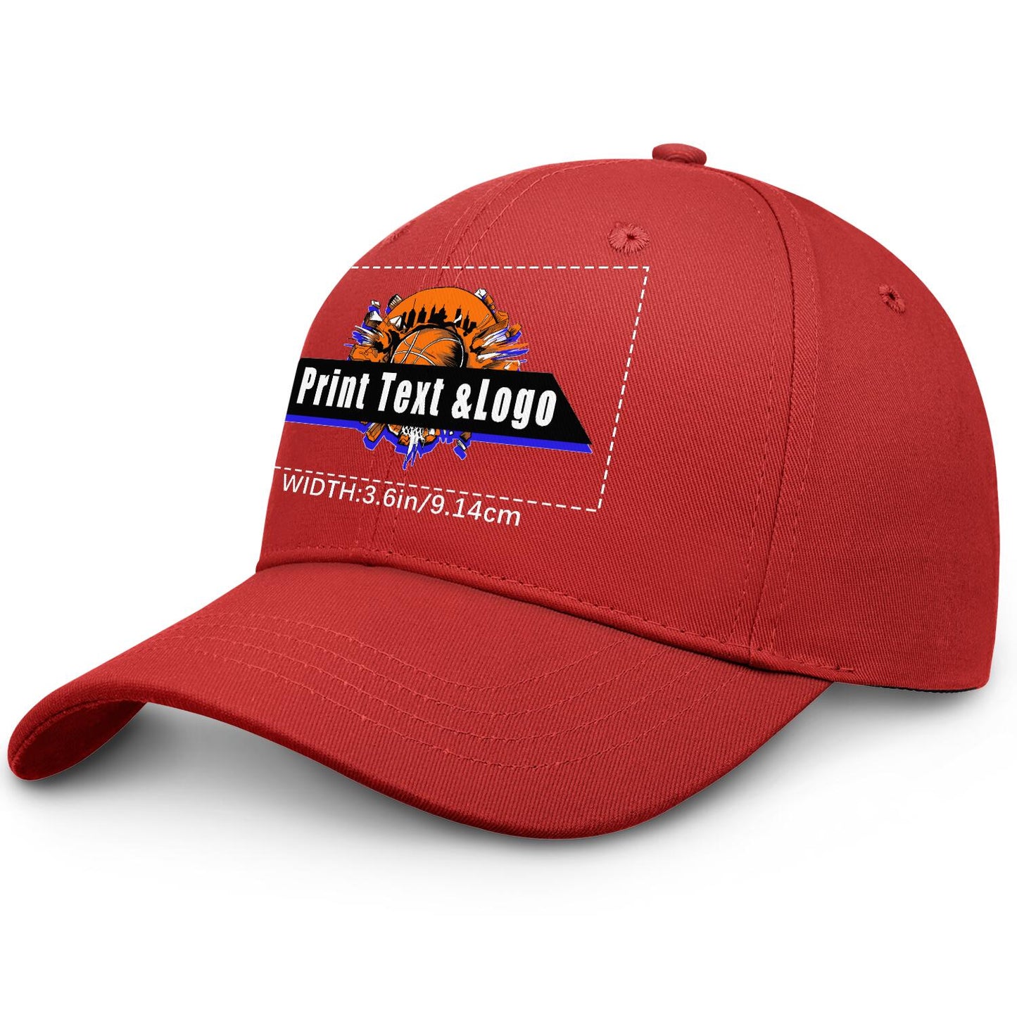 Custom Red Duckbill Mesh Cap Elevate Your Style with Personalized Comfort
