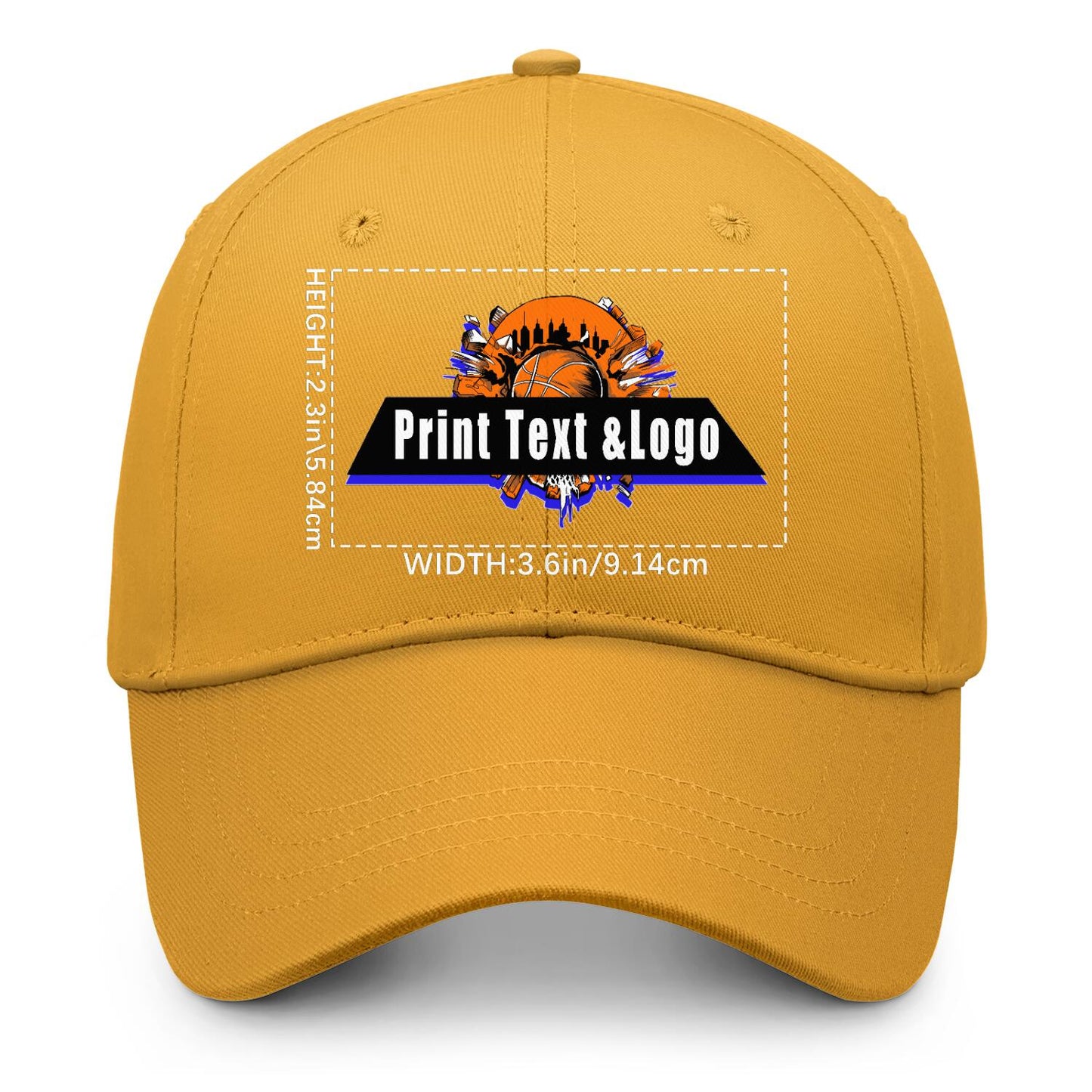 Custom Yellow Duckbill Mesh Cap Elevate Your Style with Personalized Comfort