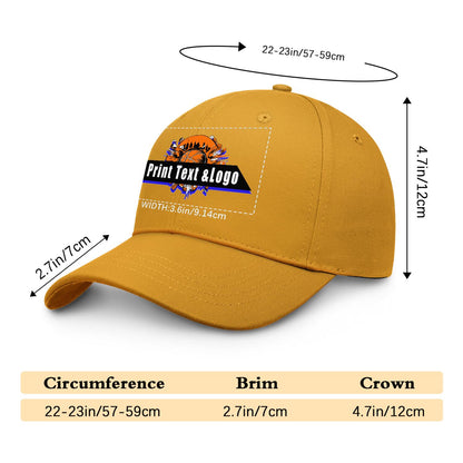 Custom Yellow Duckbill Mesh Cap Elevate Your Style with Personalized Comfort