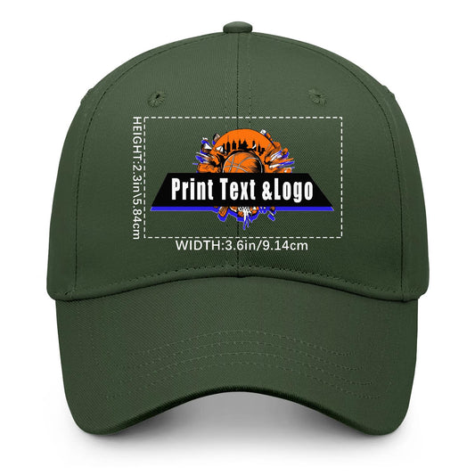 Custom Army-Green Duckbill Mesh Cap Elevate Your Style with Personalized Comfort
