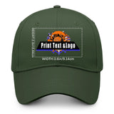 Custom Army-Green Duckbill Mesh Cap Elevate Your Style with Personalized Comfort