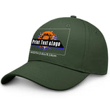 Custom Army-Green Duckbill Mesh Cap Elevate Your Style with Personalized Comfort