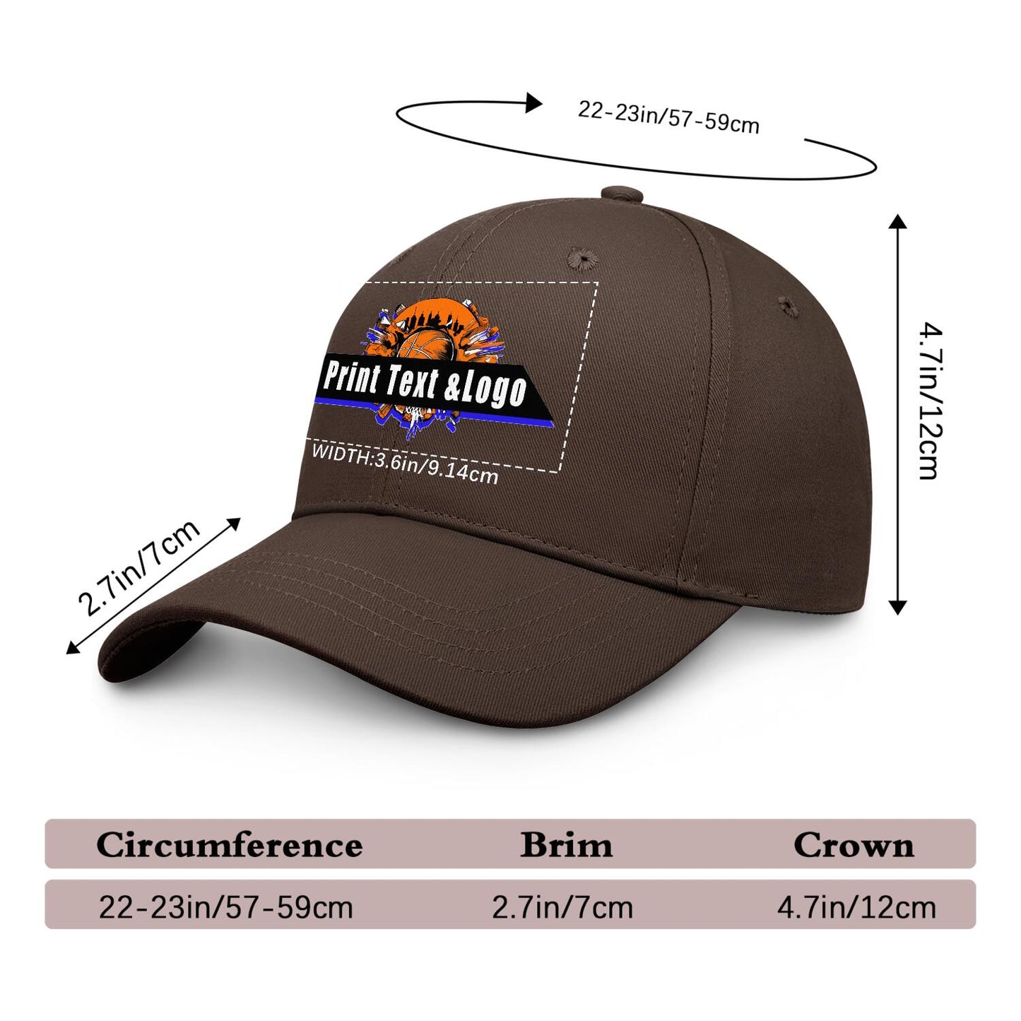 Custom Brown Duckbill Mesh Cap Elevate Your Style with Personalized Comfort