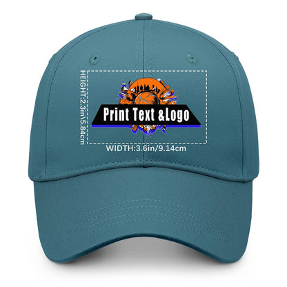 Custom Blue-Green Duckbill Mesh Cap Elevate Your Style with Personalized Comfort