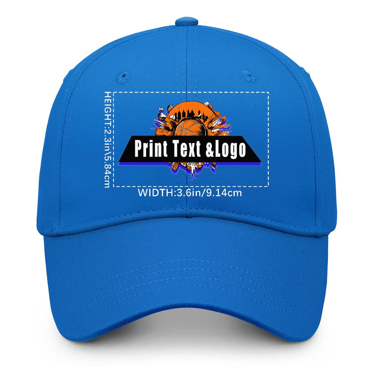 Custom Blue Duckbill Mesh Cap Elevate Your Style with Personalized Comfort
