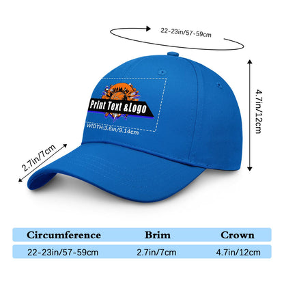 Custom Blue Duckbill Mesh Cap Elevate Your Style with Personalized Comfort