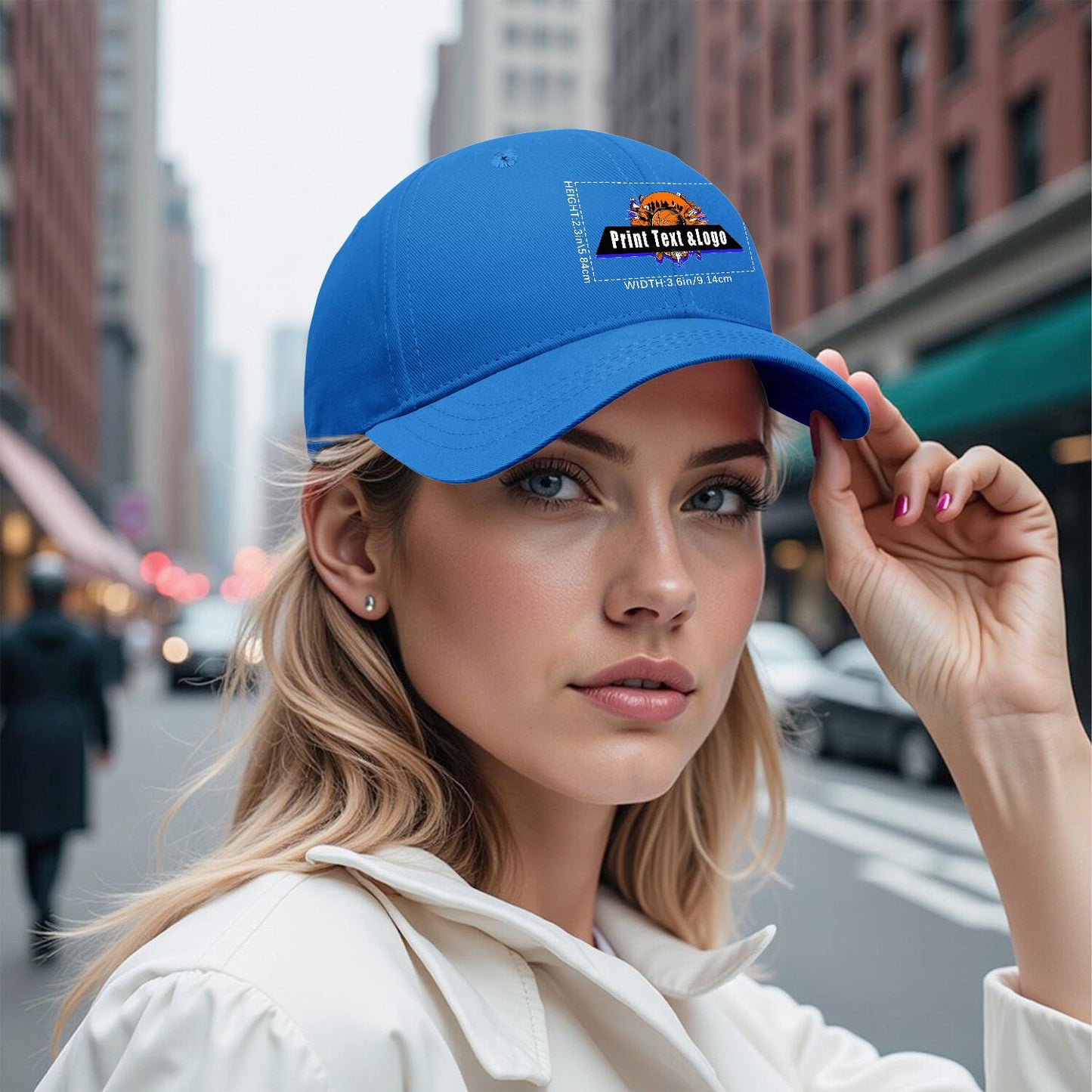 Custom Blue Duckbill Mesh Cap Elevate Your Style with Personalized Comfort