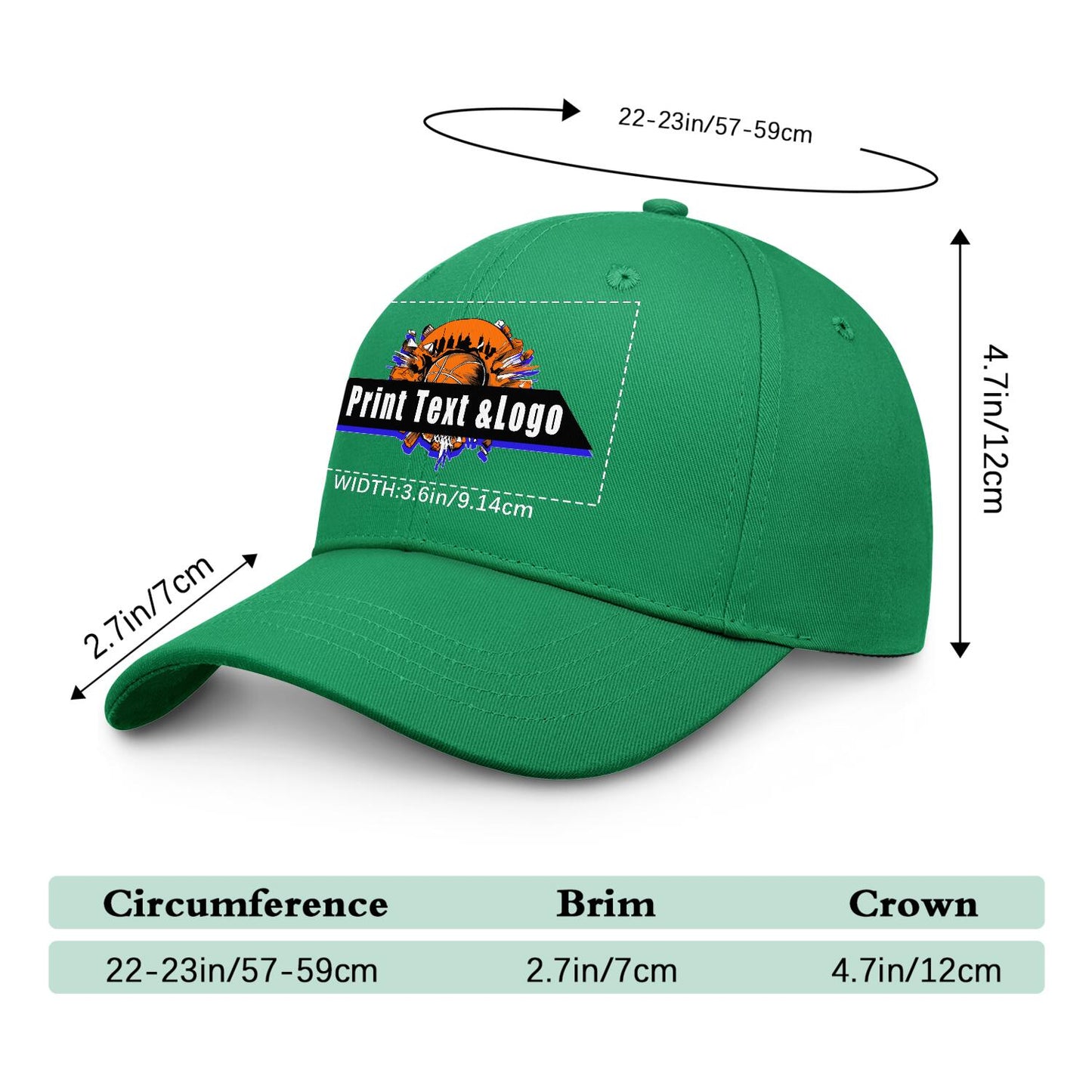 Custom Green Duckbill Mesh Cap Elevate Your Style with Personalized Comfort