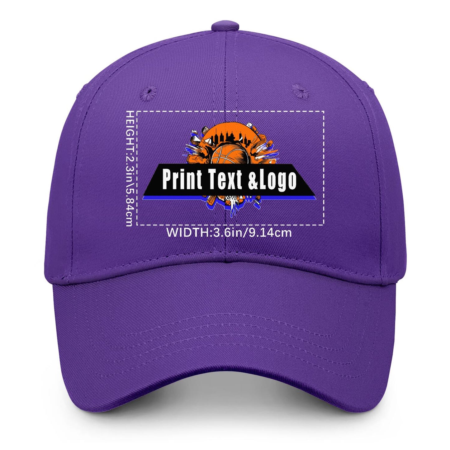 Custom Purple Duckbill Mesh Cap Elevate Your Style with Personalized Comfort