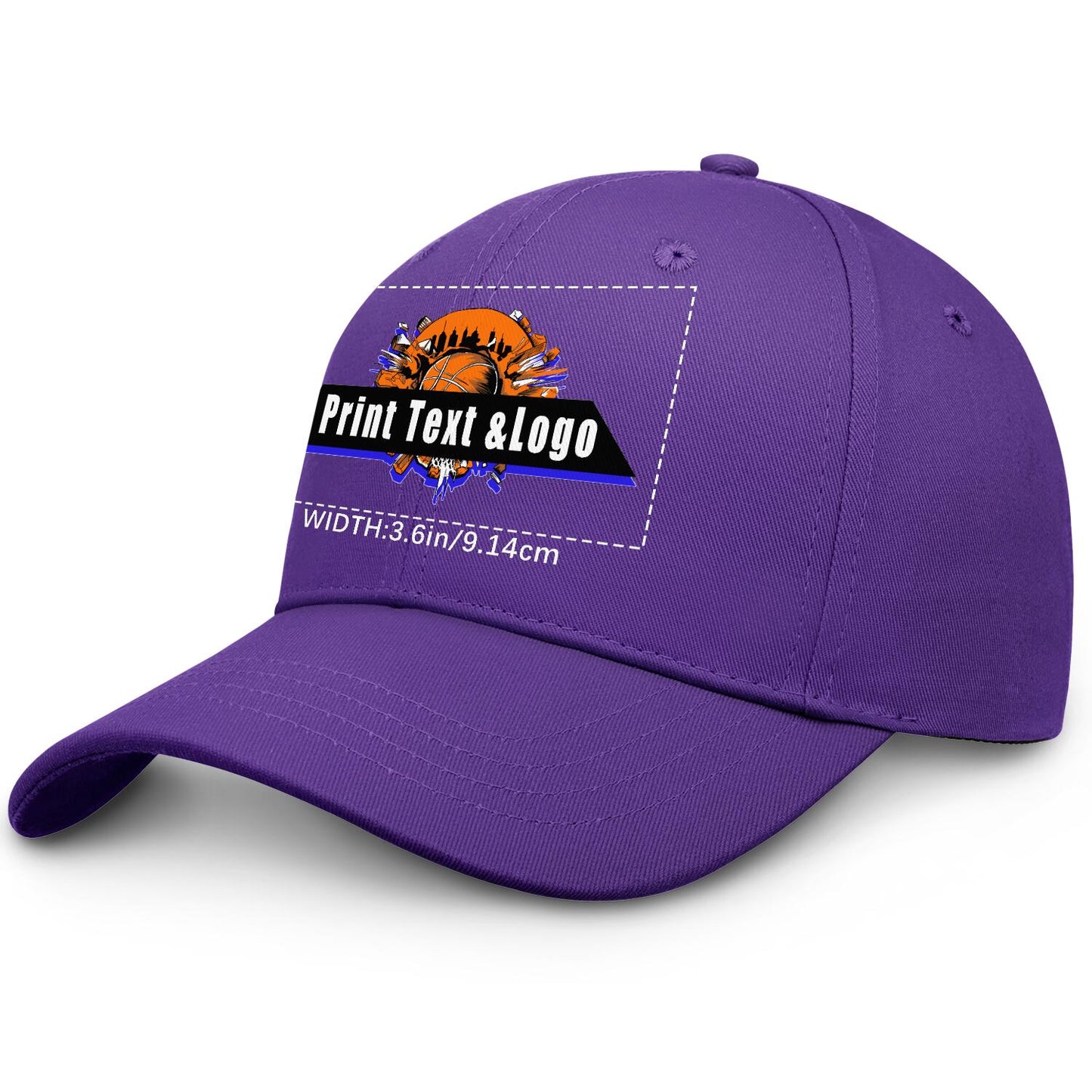 Custom Purple Duckbill Mesh Cap Elevate Your Style with Personalized Comfort
