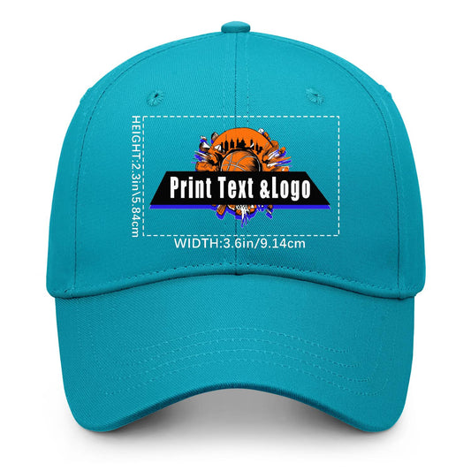 Custom Greenish-Blue Duckbill Mesh Cap Elevate Your Style with Personalized Comfort