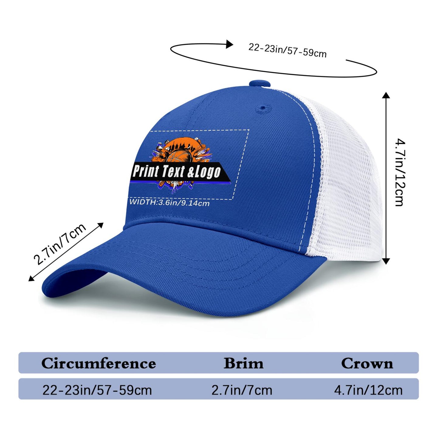 Custom Sports Duckbill Mesh Cap - Unleash Your Athletic Style with Personal Touch