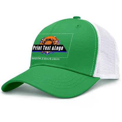 Custom Green Sports Duckbill Mesh Cap - Unleash Your Athletic Style with Personal Touch