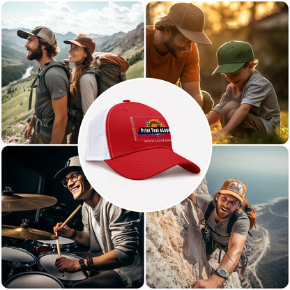Custom Red Sports Duckbill Mesh Cap - Unleash Your Athletic Style with Personal Touch