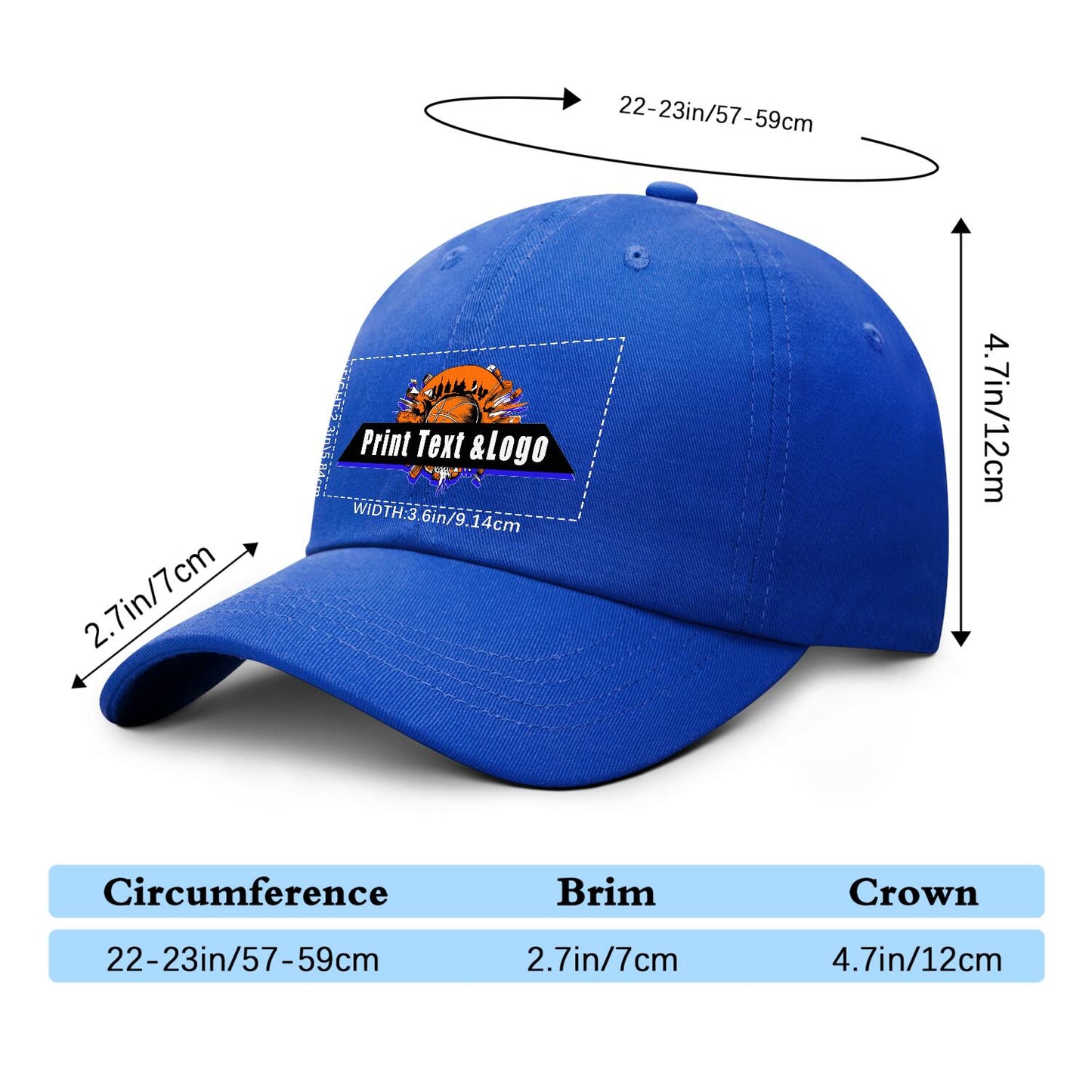 Custom Blue Duckbill Mesh Cap Elevate Your Style with Personalized Comfort
