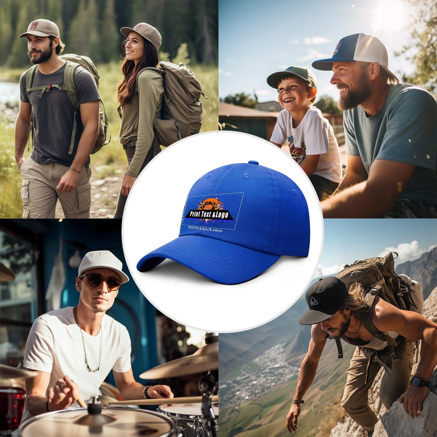 Custom Blue Duckbill Mesh Cap Elevate Your Style with Personalized Comfort