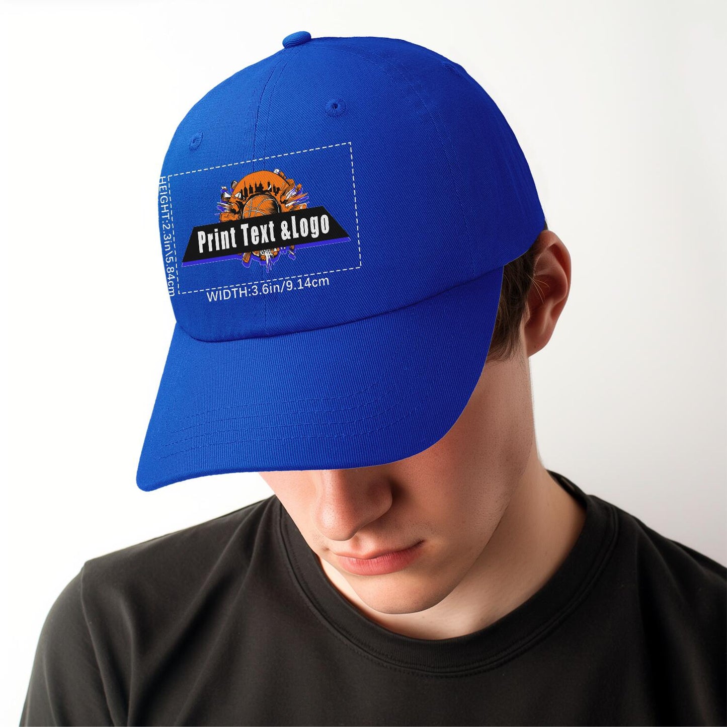 Custom Blue Duckbill Mesh Cap Elevate Your Style with Personalized Comfort