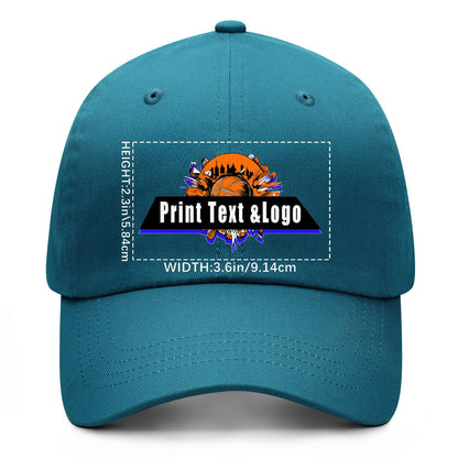 Custom Blue-Green Duckbill Mesh Cap Elevate Your Style with Personalized Comfort