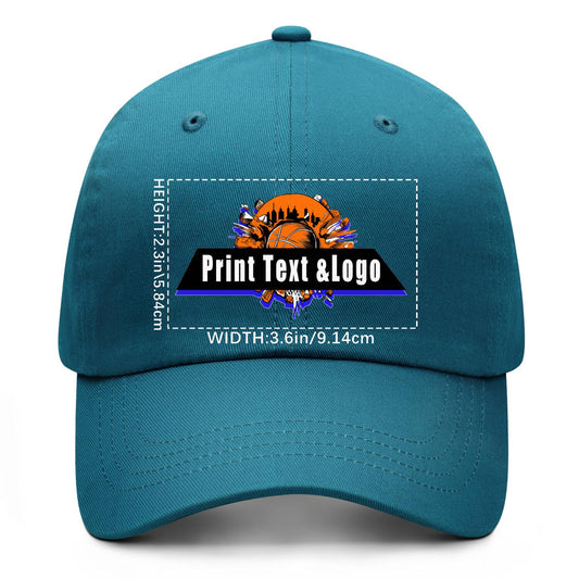 Custom Blue-Green Duckbill Mesh Cap Elevate Your Style with Personalized Comfort