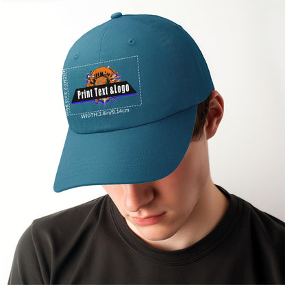 Custom Blue-Green Duckbill Mesh Cap Elevate Your Style with Personalized Comfort