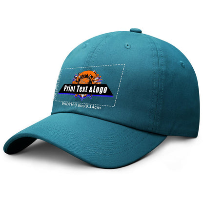Custom Blue-Green Duckbill Mesh Cap Elevate Your Style with Personalized Comfort