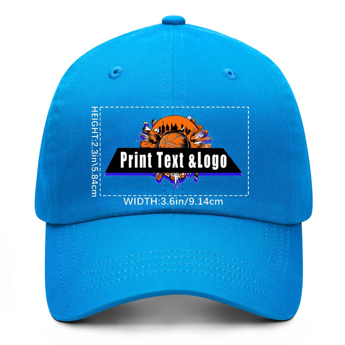 Custom Greenish-Blue Duckbill Mesh Cap Elevate Your Style with Personalized Comfort