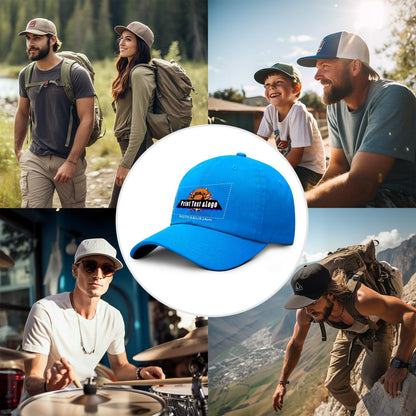Custom Greenish-Blue Duckbill Mesh Cap Elevate Your Style with Personalized Comfort