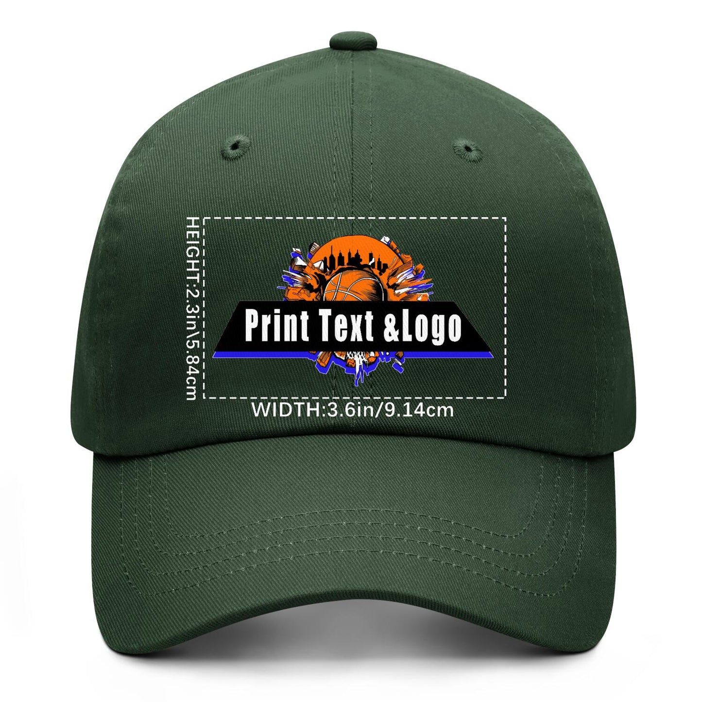 Custom Dark-Green Duckbill Mesh Cap Elevate Your Style with Personalized Comfort