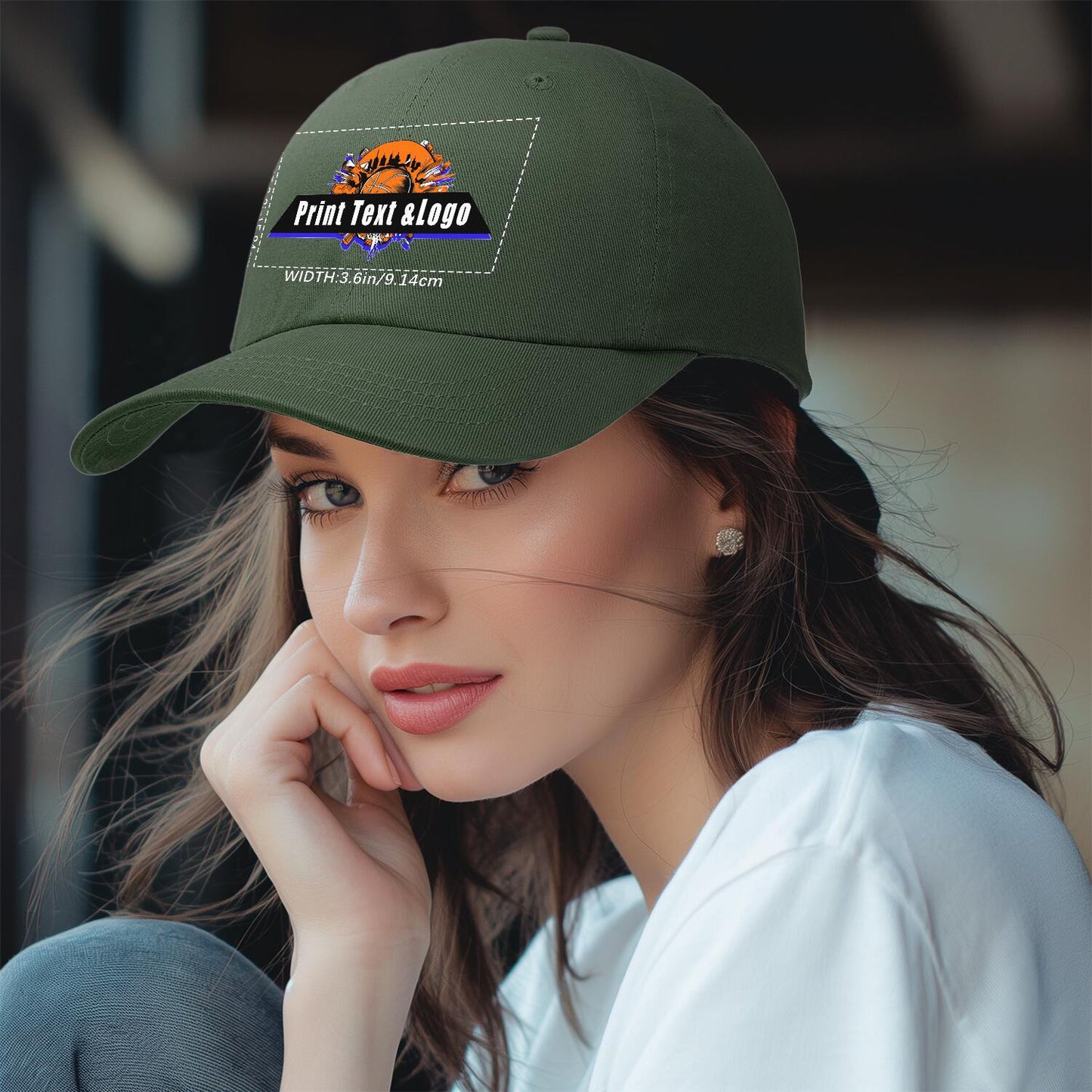 Custom Dark-Green Duckbill Mesh Cap Elevate Your Style with Personalized Comfort