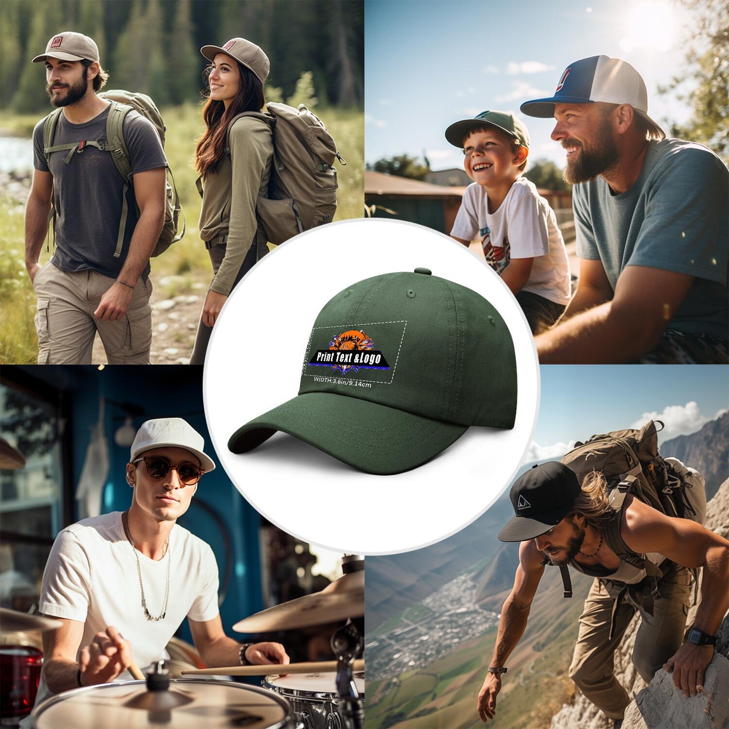 Custom Dark-Green Duckbill Mesh Cap Elevate Your Style with Personalized Comfort