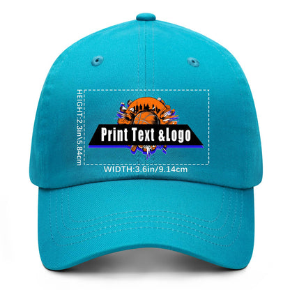 Custom Bright-Blue Duckbill Mesh Cap Elevate Your Style with Personalized Comfort