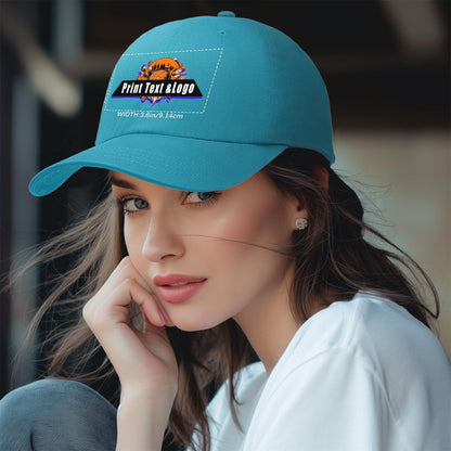 Custom Bright-Blue Duckbill Mesh Cap Elevate Your Style with Personalized Comfort