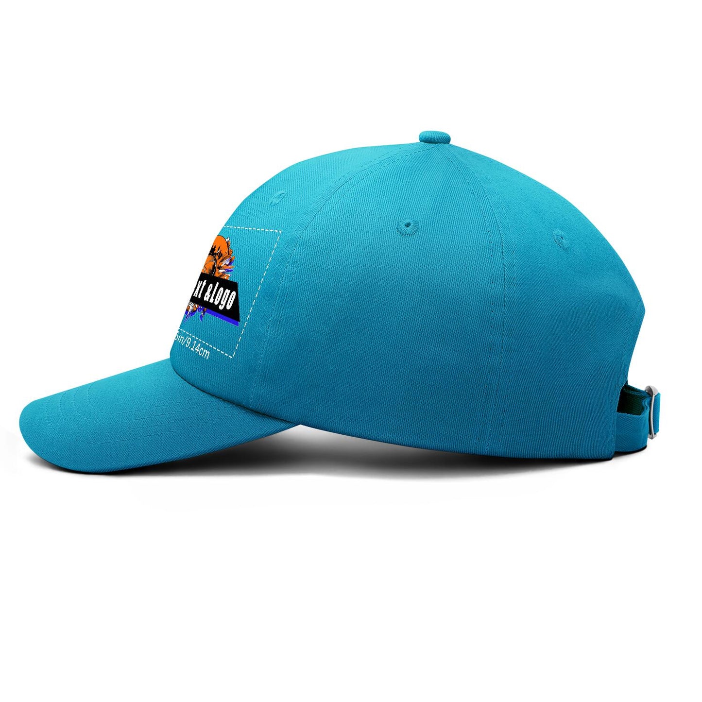 Custom Bright-Blue Duckbill Mesh Cap Elevate Your Style with Personalized Comfort
