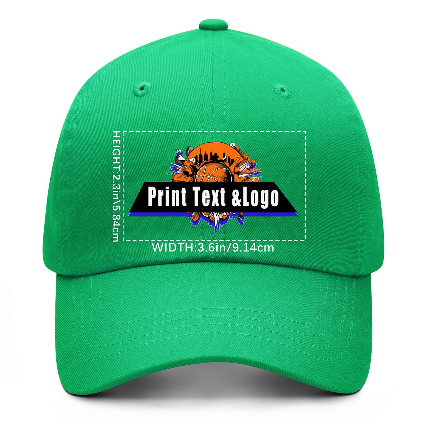 Custom Light-Green Duckbill Mesh Cap Elevate Your Style with Personalized Comfort