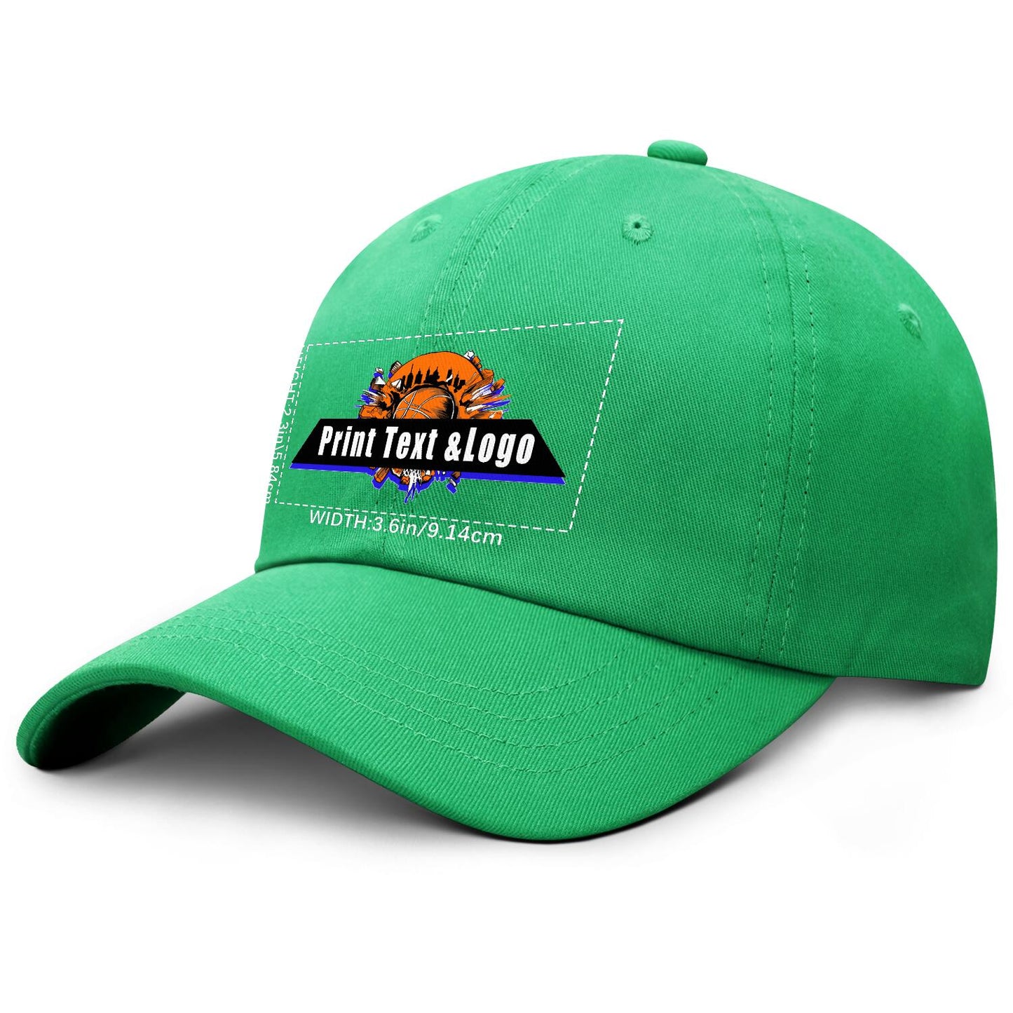 Custom Light-Green Duckbill Mesh Cap Elevate Your Style with Personalized Comfort