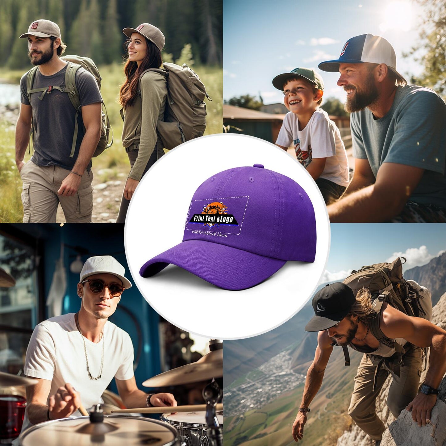 Custom Purple Duckbill Mesh Cap Elevate Your Style with Personalized Comfort