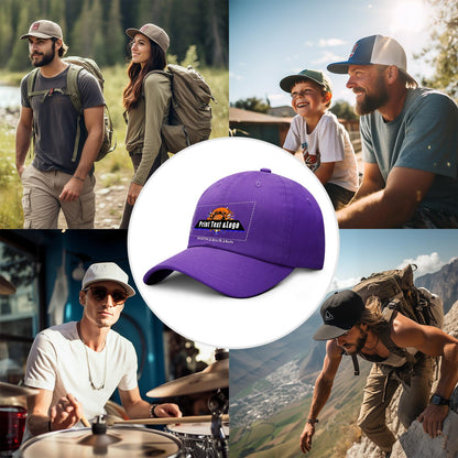 Custom Purple Duckbill Mesh Cap Elevate Your Style with Personalized Comfort